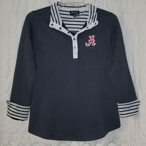 Gameday Couture Alabama quilted pullover